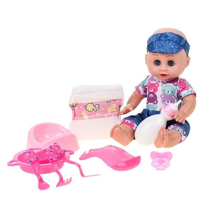 Пупс функциональный с аксесс., коробка ZL9920-21