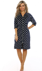 Халат женский Д-168/1 горошек