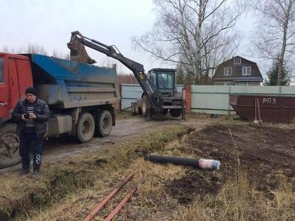 Благоустройство контейнерной площадки в северной части «Романовского Парка»