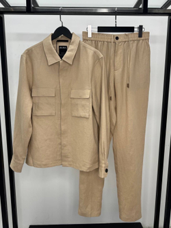 Льняной костюм Ermenegildo Zegna