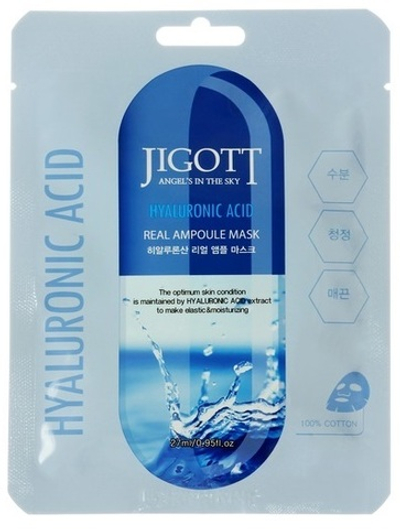 JIGOTT,Маска салфетка д/лица.Гиалурон,