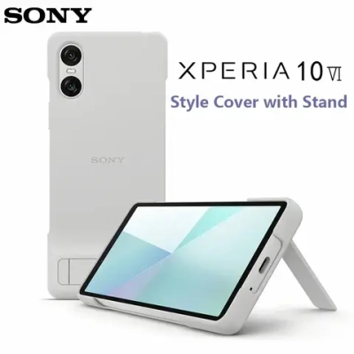 Оригинальный чехол с подставкой SONY Style Cover XQZ-CBES для Xperia 10 VI — белый
