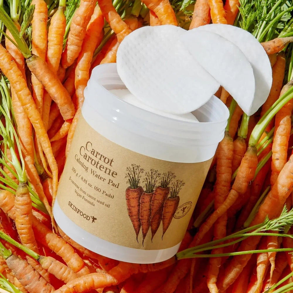 Skinfood Carrot Carotene Calming Water Pad 60шт