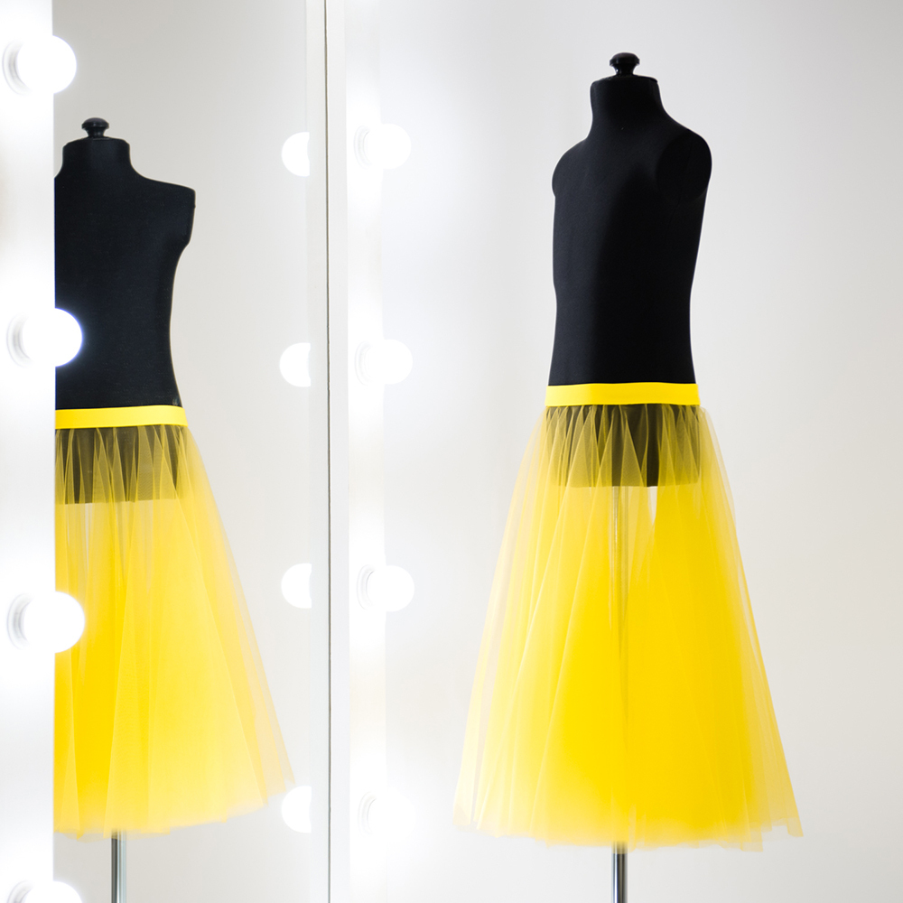 юбка с фатином