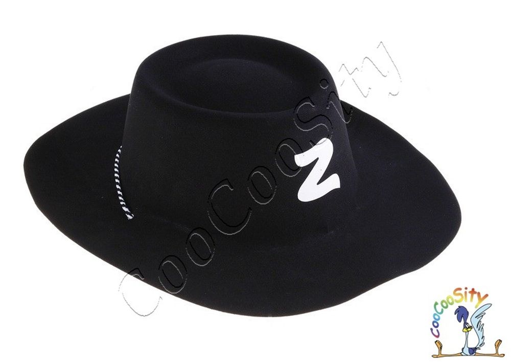 шляпа Зорро 10 х 28 х 23 см, пластик