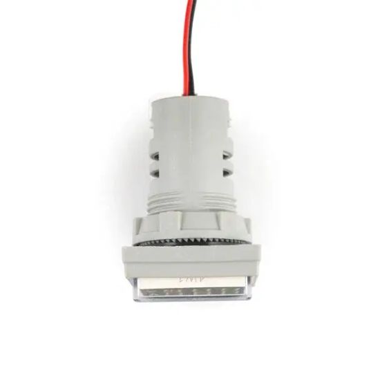 Цифровой панельный вольтметр/амперметр AD16-22VAMS 0-100 А квадратной формы, белый