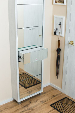 Обувница в прихожую для обуви Айрон Люкс Плюс 5 секций