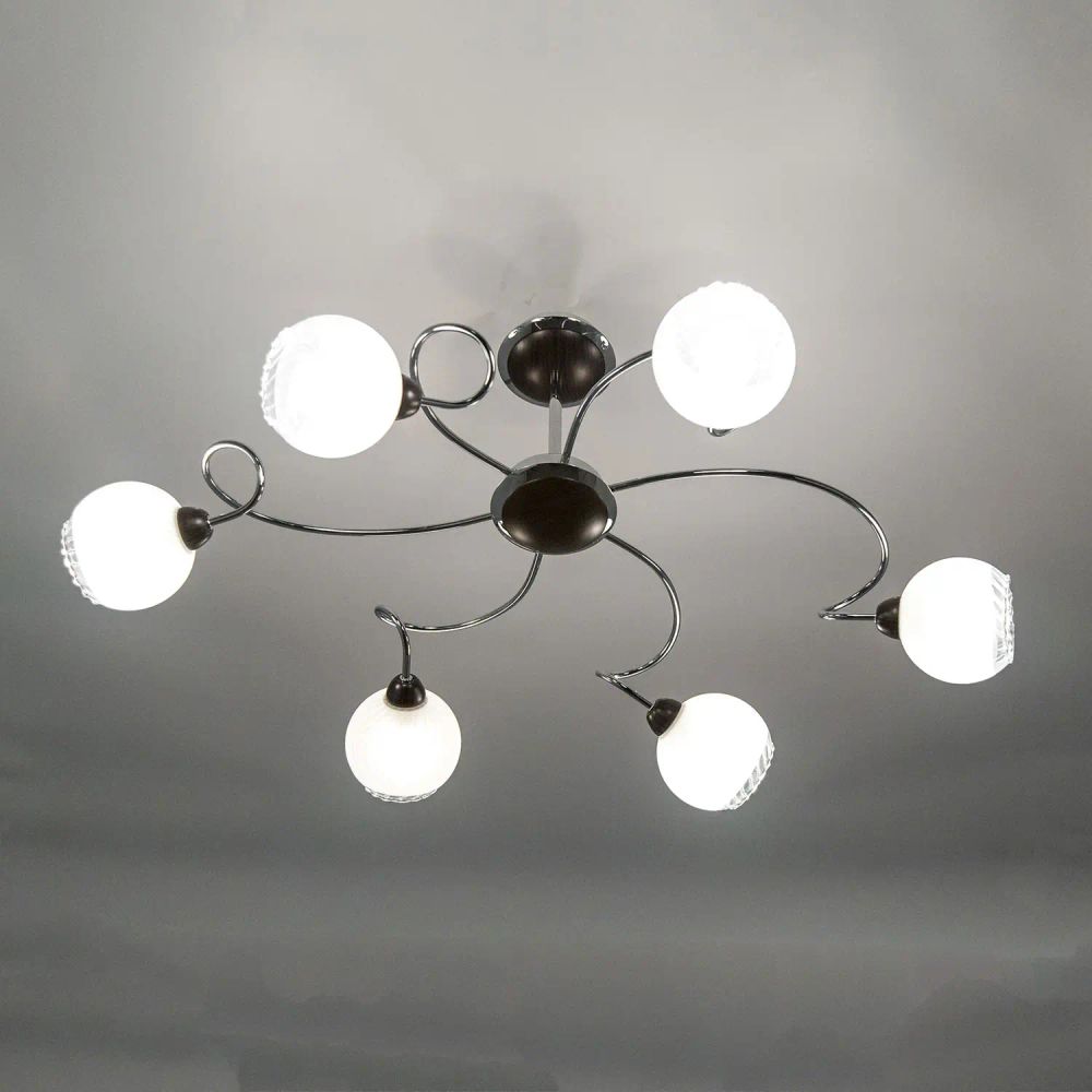 Citilux Одиссей CL130161 Люстра на штанге Венге Хром