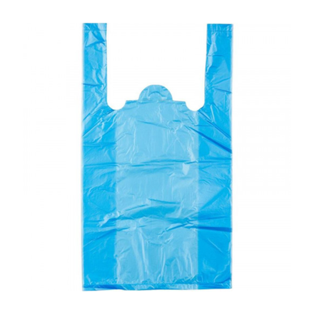 Пакет-майка ПНД 24х44 синяя 7 мк