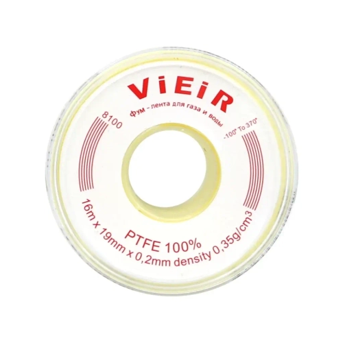 Фум лента (16м-19мм-0,20мм-0.35g/cm3 )"ViEiR"VR8100