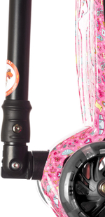Самокат детский трехколесный Игрокат складной Dino Print Princess black
