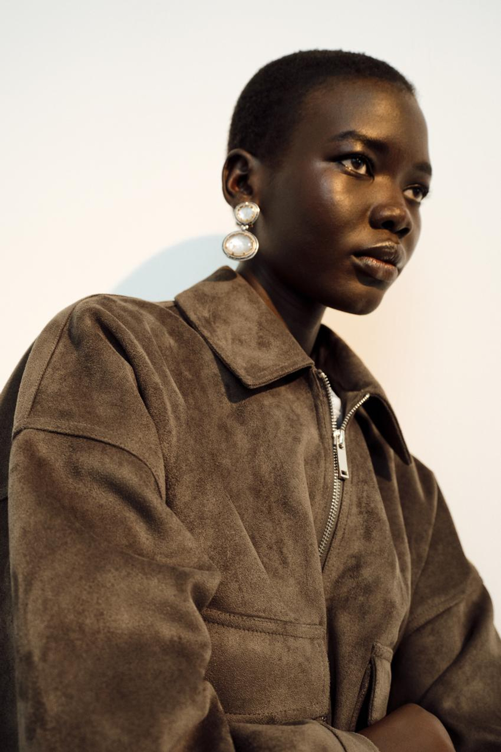 ZARA КРУГЛЫЕ СЕРЬГИ СО СТРАЗАМИ, ЗОЛОТОЙ/СЕРЕБРЯНЫЙ