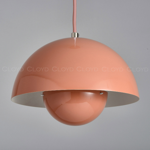 Подвесной светильник Cloyd ERMA-B P1 / Ø23 см - коралловый (арт.11395)
