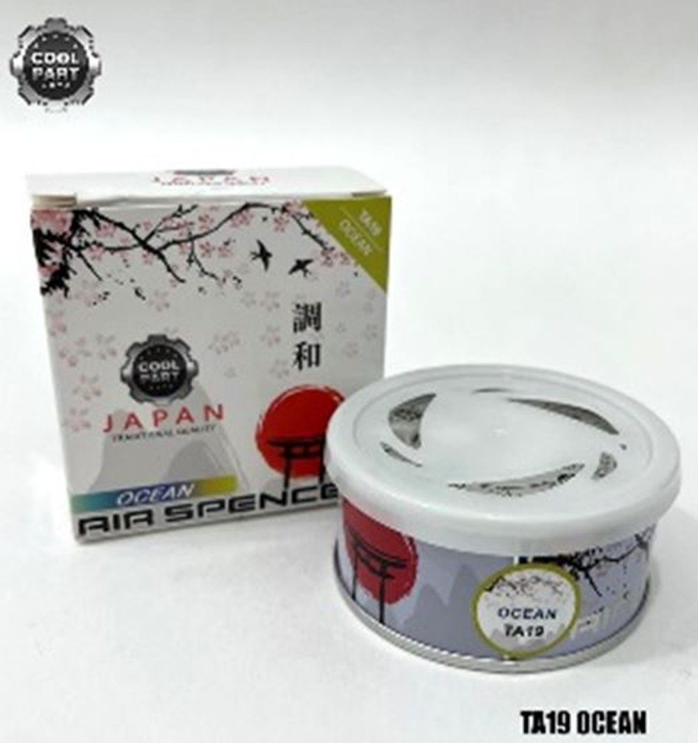 Ароматизатор в банке CoolPart" JAPAN меловой -  TA19 Ocean