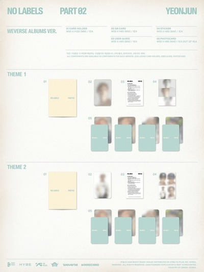 Альбом YEONJUN - NO LABELS: PART 02 (Weverse Albums ver.)