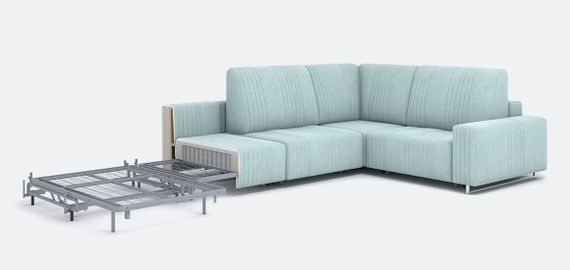 Модульный п-образный диван Уолтер