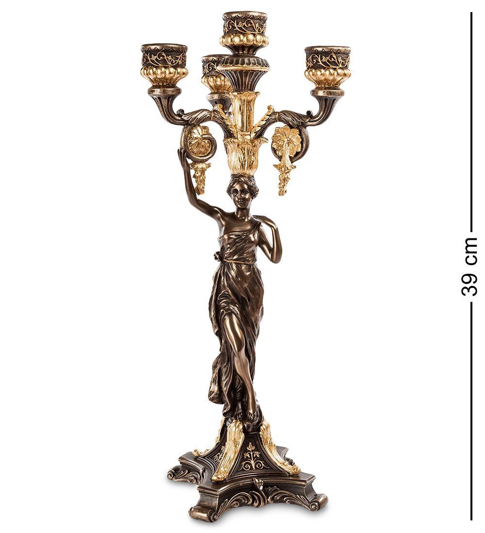 Veronese WS-690/ 2 Канделябр в древнеримском стиле «Девушка»