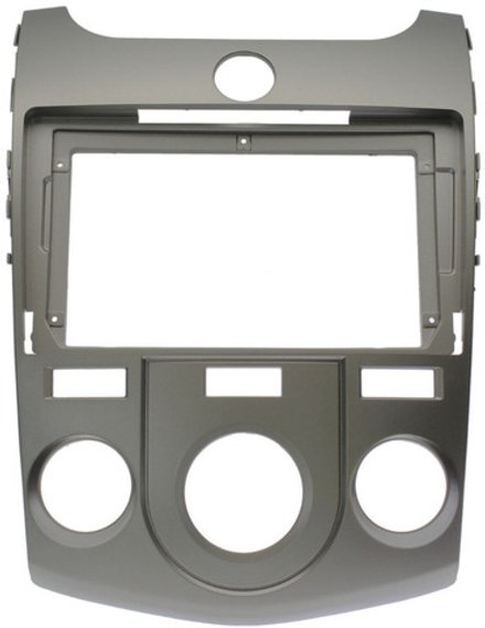 Магнитола для KIA Cerato 2 2008-2013 (кондиционер, рамка серебро) - Teyes CC3-2K монитор 13", QLED+2K, Android 10, ТОП процессор, 4G SIM-слот, CarPlay