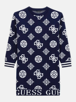 Платье трикотажное GUESS Синий/Белый орнамент Девочка