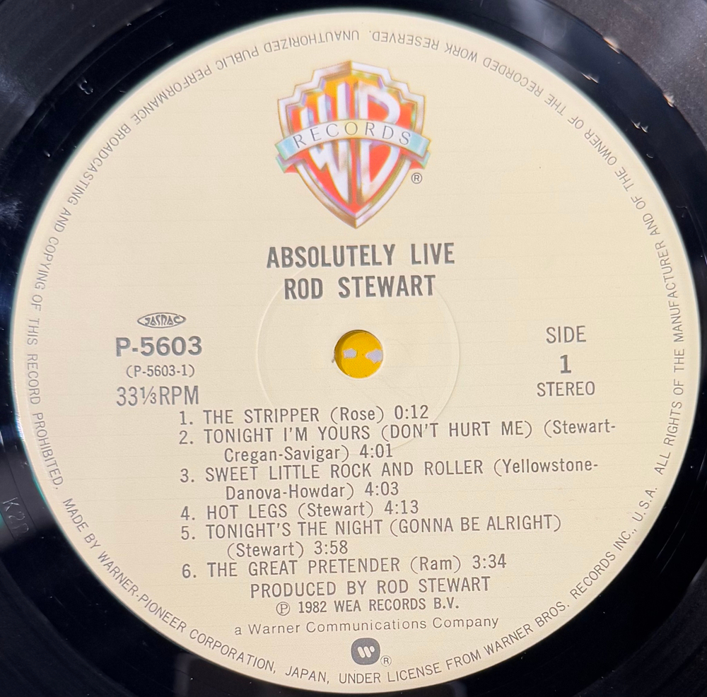 Виниловая пластинка Rod Stewart ‎– Absolutely Live 2LP