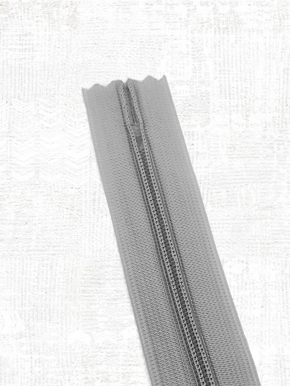 Молния потайная неразъемная, Т3 20 см (нейлон) цвет 154 бледно-серый