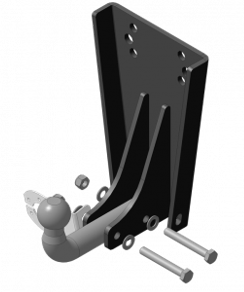 Фаркоп с эл-кой Smart для UAZ-469, 31512, 31514, 2206, 3303 (оцинкованный шар) (90004)(паспорт и сертификат в комплекте) 96502-A.Motodor