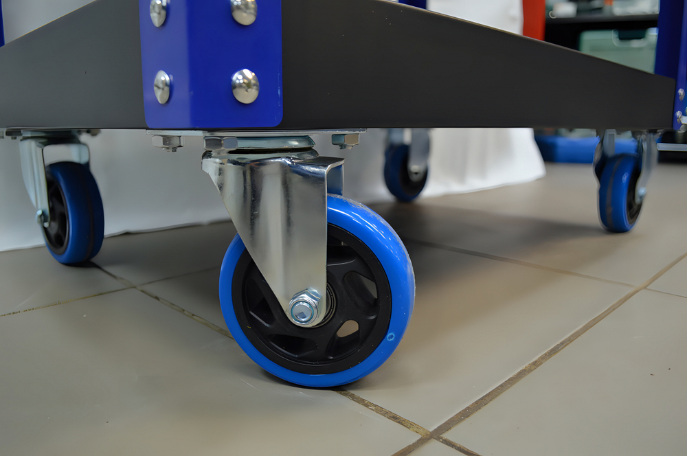 Инструментальная тележка с инструментом GW-3ST1 Blue (Great Wolf, 249 поз) с полкой и тремя ящиками