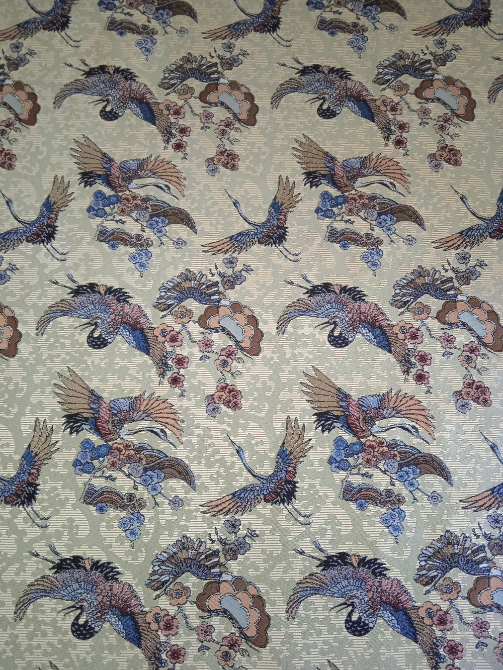 Покрывало гобеленовое Журавли евро (240х200)