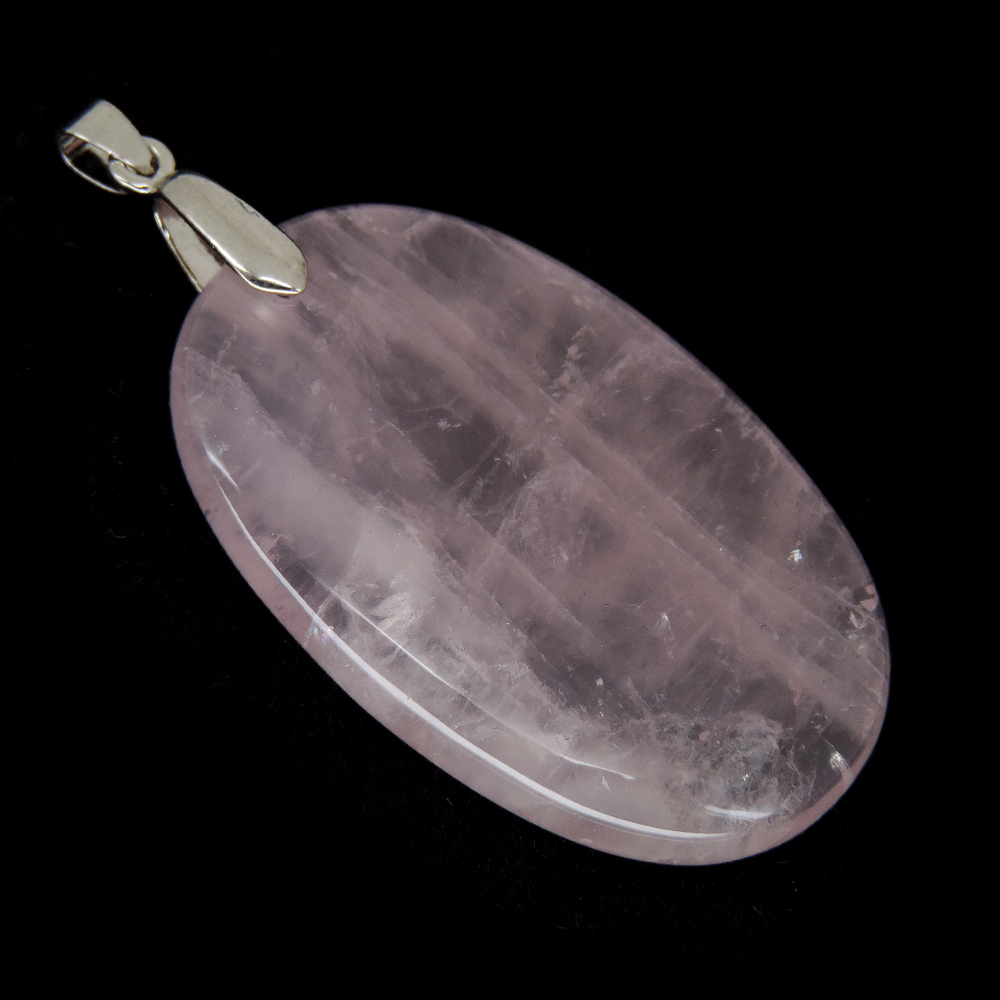 Кулон "Малини" розовый кварц асс.