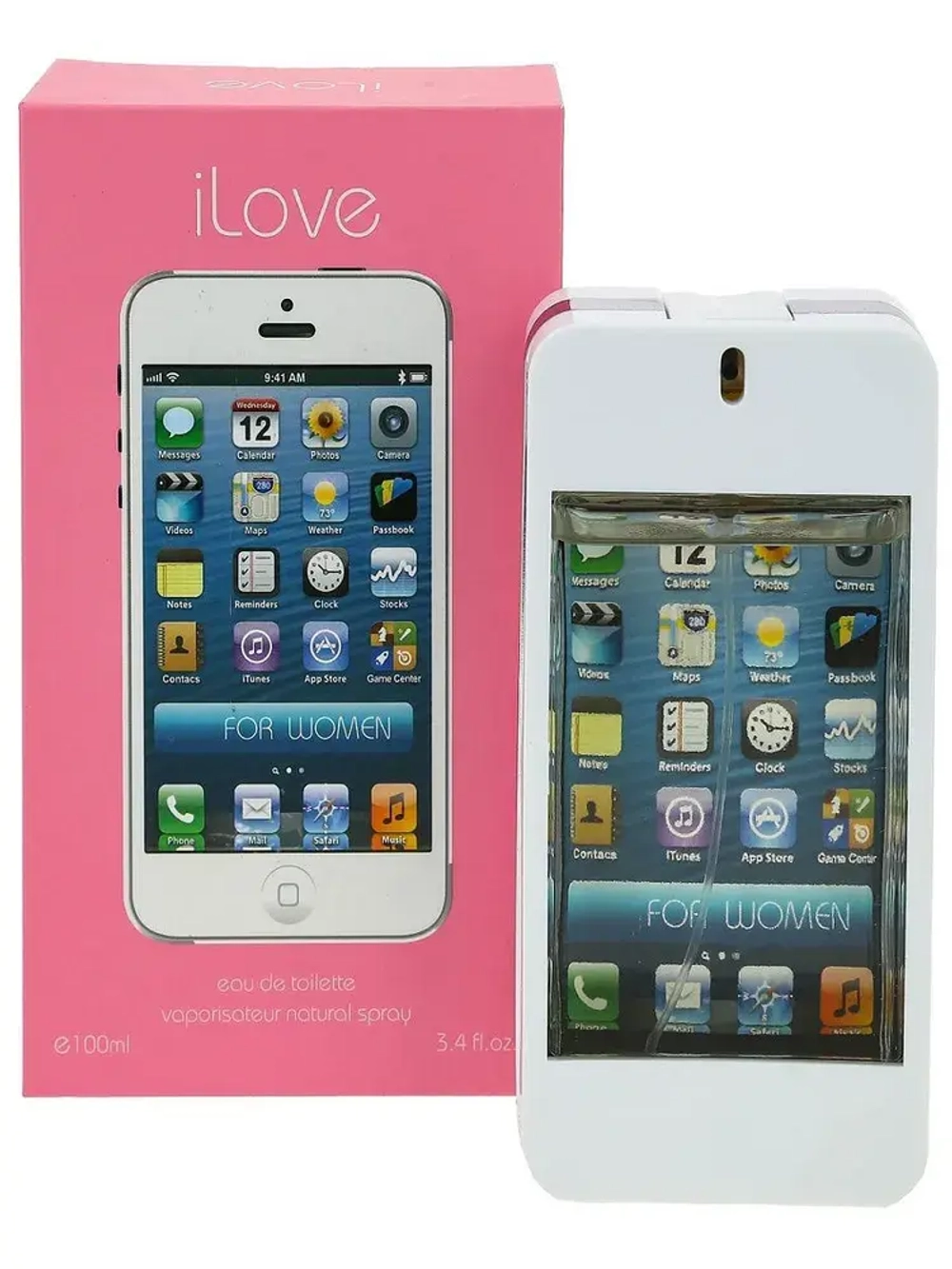 Парфюмерная Вода для женщин "I LOVE FOR WOMEN PINK" ( i PHONE) 100мл Россия