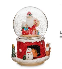 PM-57 Шар со снегом муз. с подсветкой «Новогоднее Чудо»