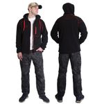 Куртка флисовая Alaskan BlackWater черная    S с капюшоном