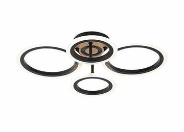 3308/2+2 BLACK+WOOD (1) Люстра RL