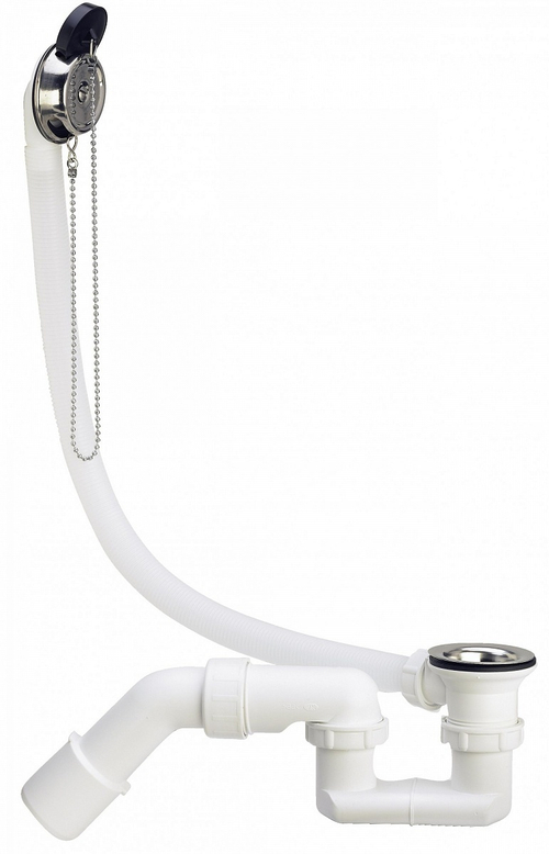 311537 Слив перелив Viega для ванны пластик белый