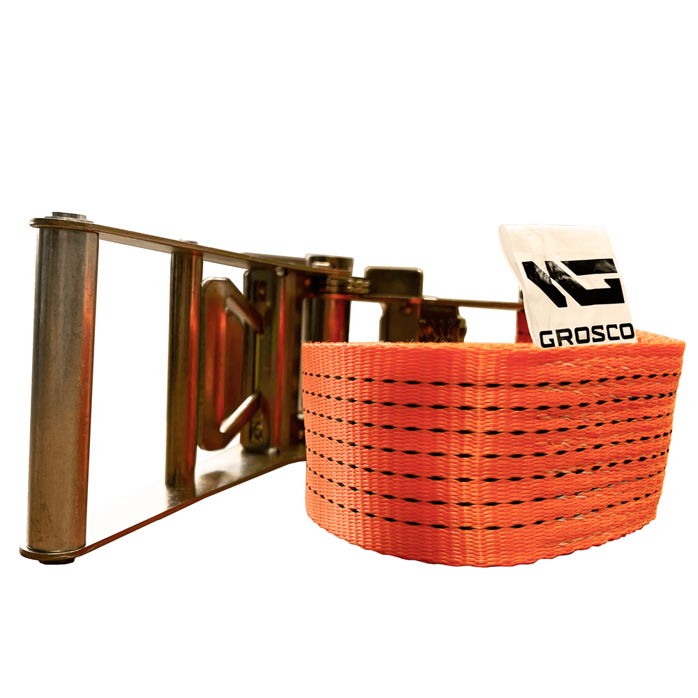 Стяжной кольцевой ремень с храповым механизмом