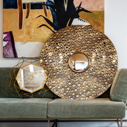 Декоративное настенное зеркало Шарден fish-eye Объект мечты