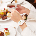 SWATCH Women's 34mm White Watch Gz711