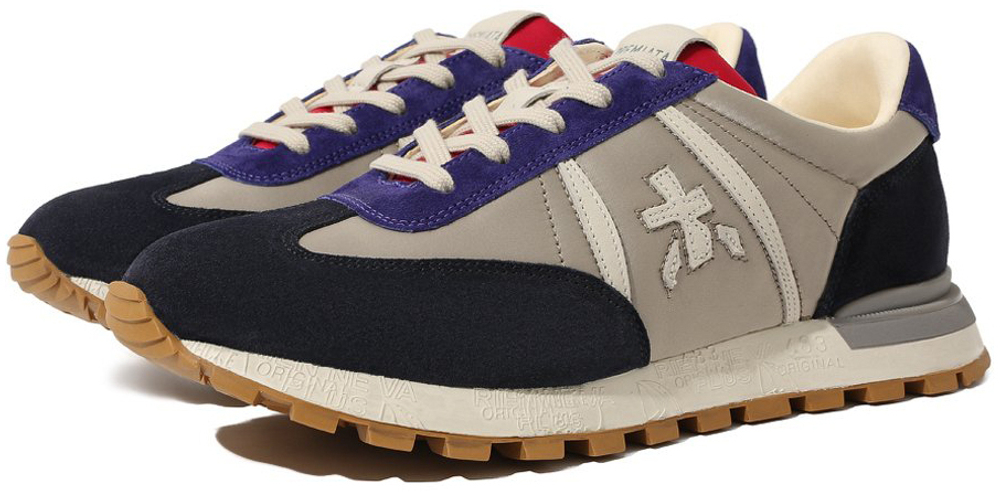 Premiata John Low D серые с черным