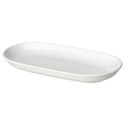 IKEA GODMIDDAG  (ИКЕА ГОДМИДДАГ)  -  Блюдо, белое, 36x22 см