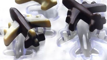 219 | Форма для шоколадных конфет "Самолеты" (275*135 мм)