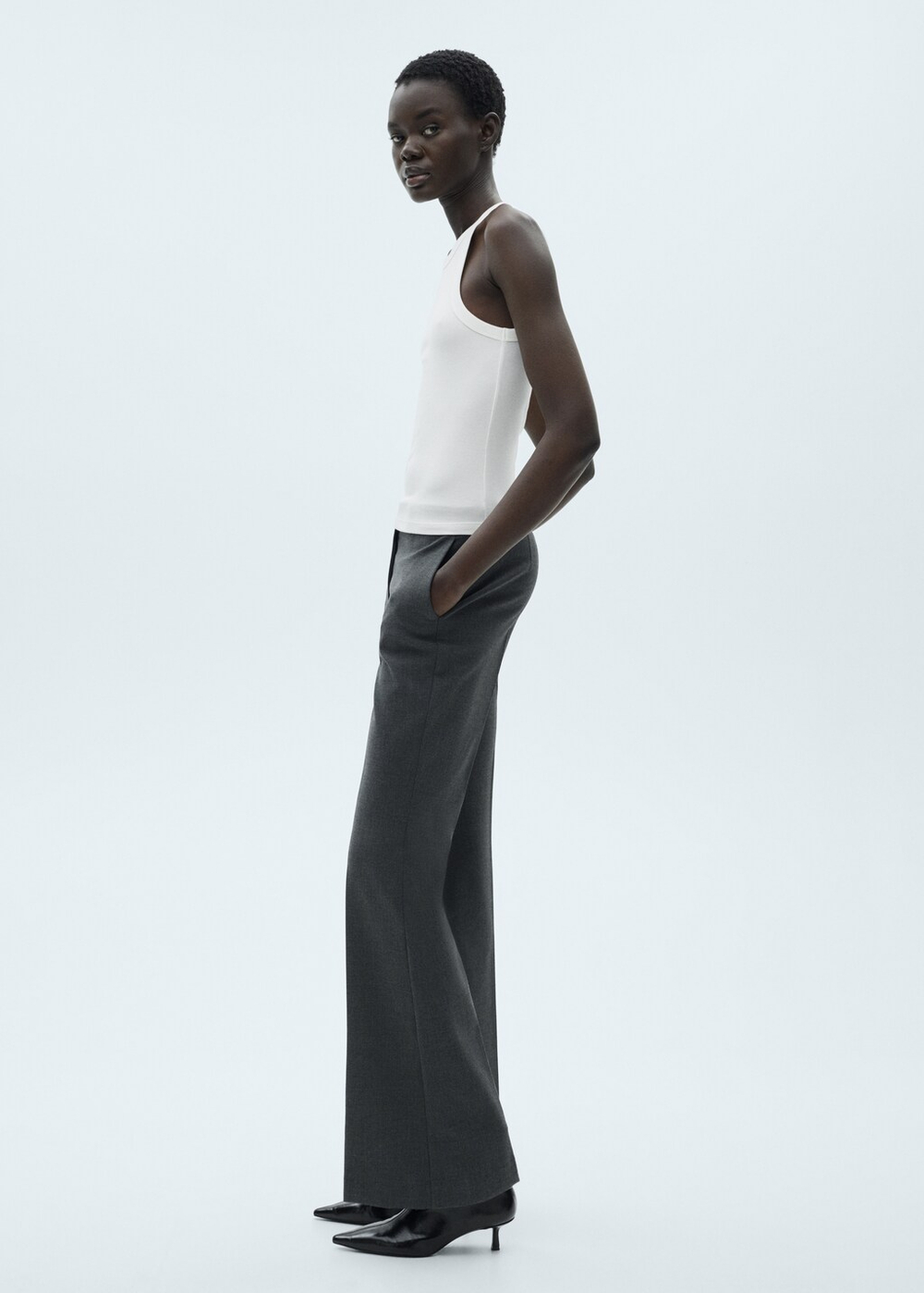 Трикотажный топ с хлопком