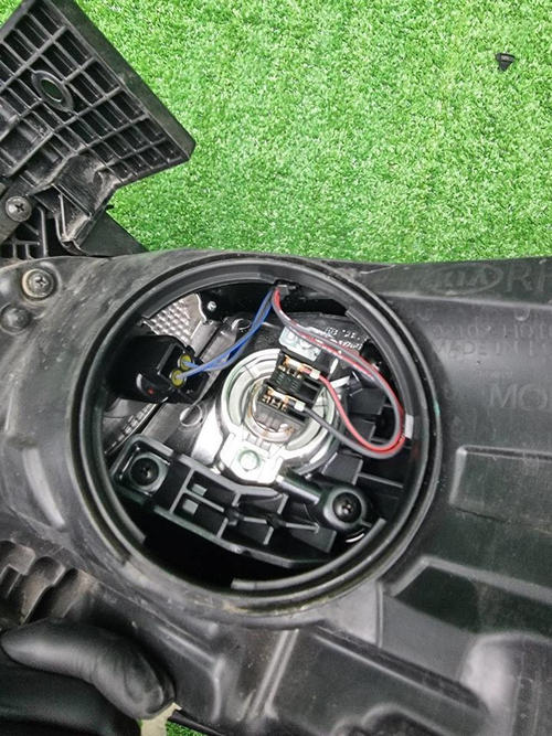 Фара правая Kia Rio 4 (17-20) линзованная галоген