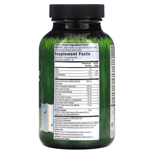 Irwin Naturals, Sensual Women, Endurance, Stress, Libido, 60 мягких таблеток с жидкостью