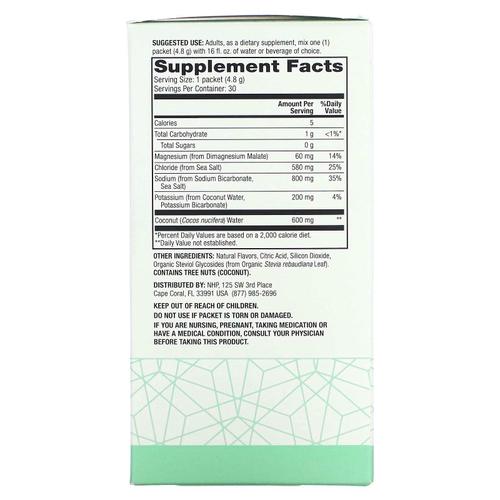 Dr. Mercola, Pure Power, электролиты, со вкусом арбуза и огурца, 30 пакетиков, 145,6 г (5,13 унции)