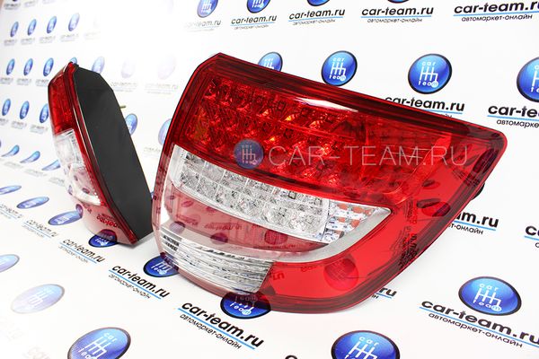 Задние фонари Лада Гранта седан, Гранта FL седан светодиодные, красно-белые 310 LED
