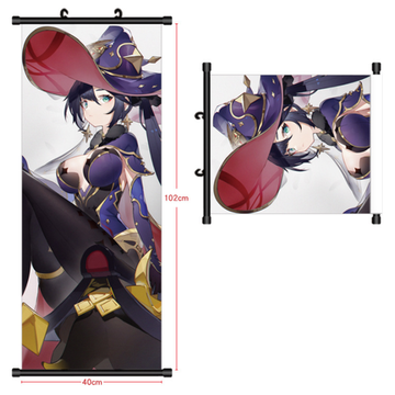 Гобелен "Genshin Impact / Геншин - Мона"