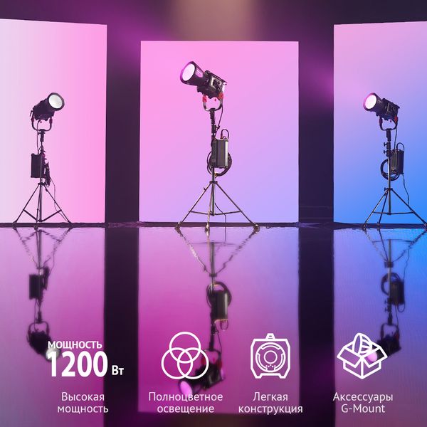 Осветитель светодиодный Godox Knowled MG1200R студийный