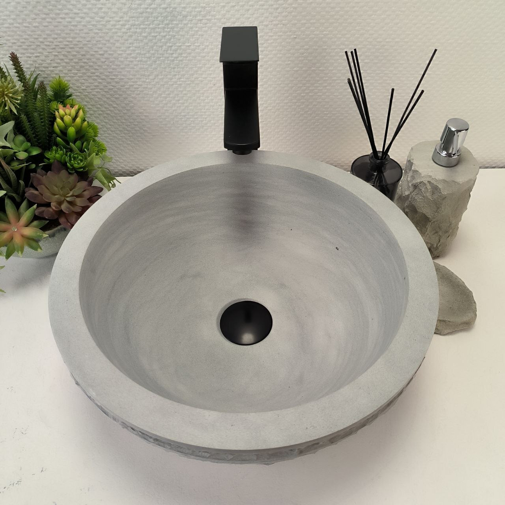 Раковина из андезита Bowl Blue Kecil Marmo BA-62912 40*40*15