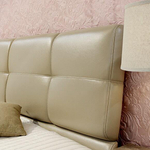 КАНАЛЕТТО Кровать 1800 с мягким изголовьем б/ножной спинки (Цвет ДУБ каньон)