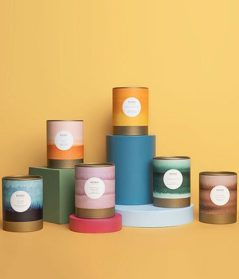 Pamplemousse, свеча Watercolor, Kobo Candles